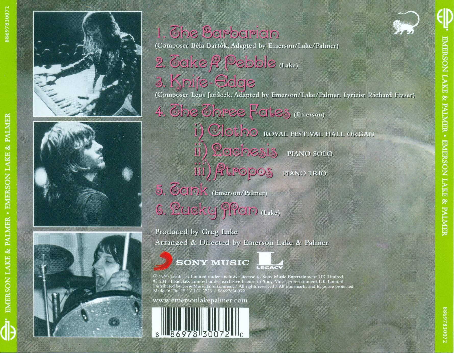 Emerson, Lake and Palmer Emerson Lake and Palmer [ak d]